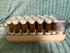 REMINGTON Care Setter 20 VELVET FLOCKED HOT ROLLERS CURLERS CLIPS Model KF-20-1 