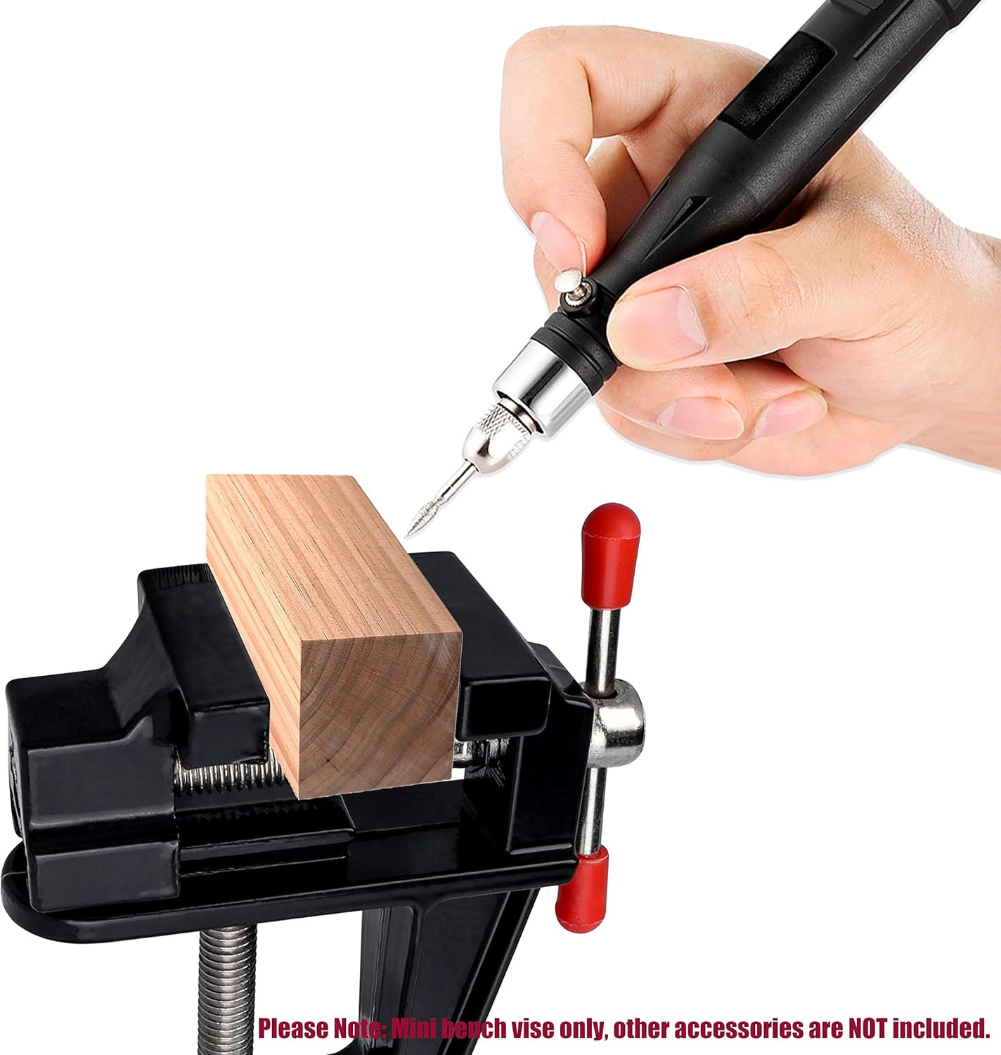 Mini Vise Clamp Small Bench Vice Clamp on Table Vise Drill Press Vice for Wood C