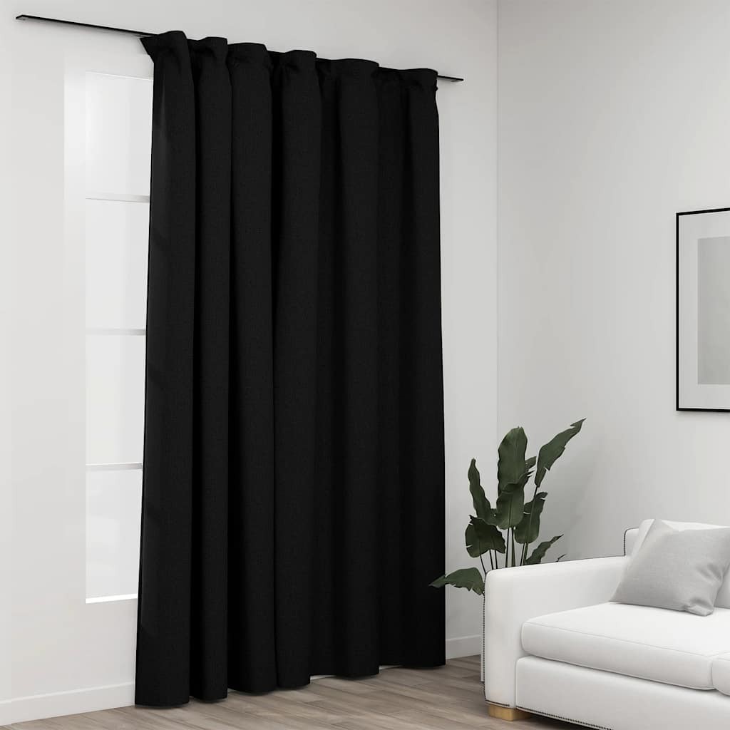 Offerta Tenda Oscurante Antracite 290x245 Effetto Lino a Prezzo Outlet