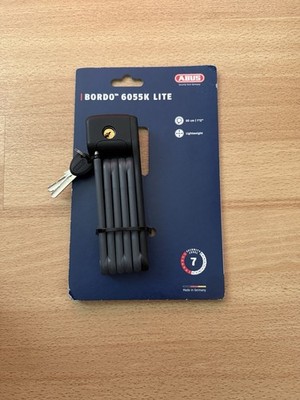 ABUS Bordo Lite 6055K Faltschloss Fahrradschloss Schwarz