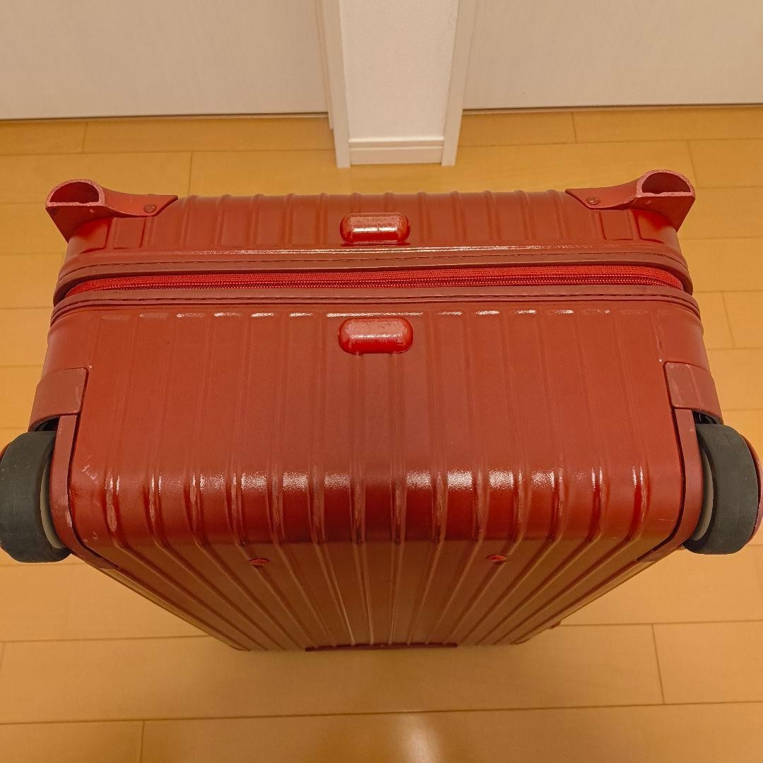 RIMOWA Suitcase 855.63, Red PC, 63L, Discontinued Model, 2 Wheels