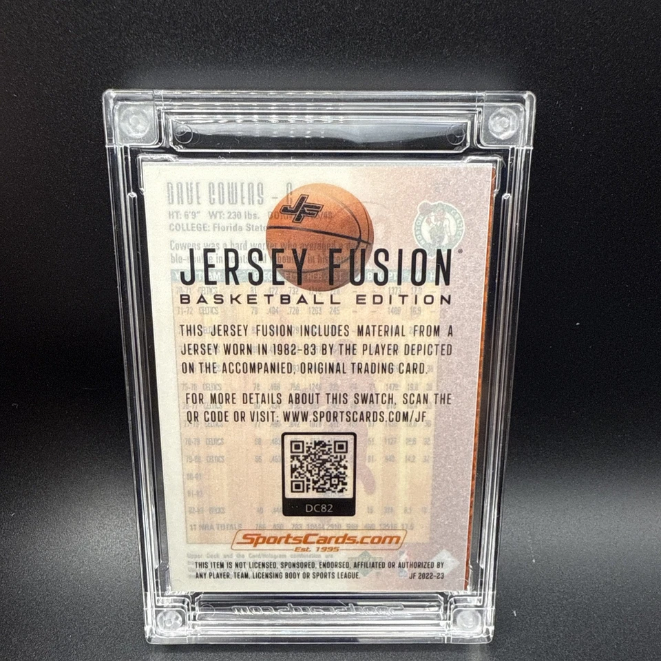 1999-00 Upper Deck NBA Legends - Dave Cowens #27 4/50 - Image 2 of 2