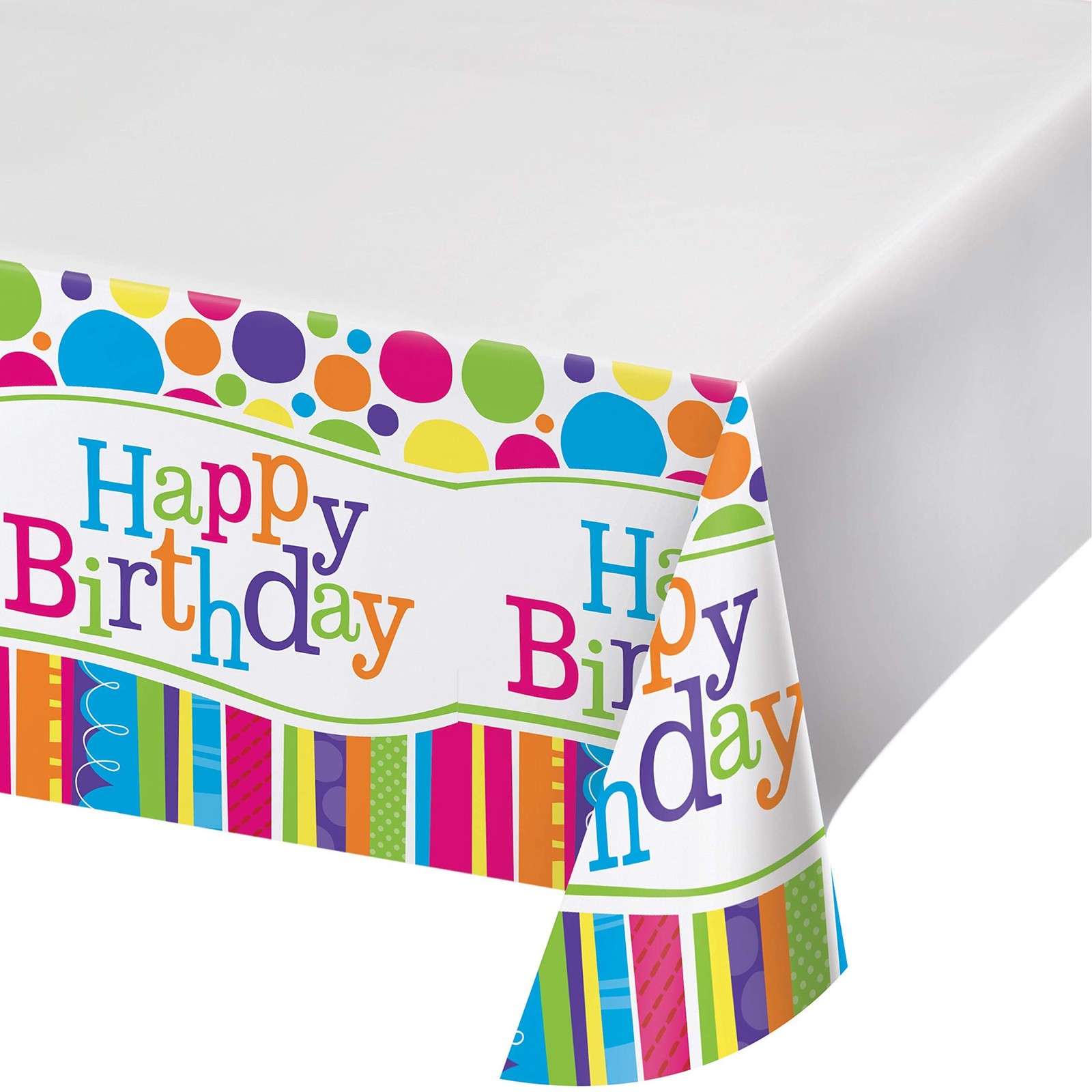 Creative Converting Bright and Bold Plastic Banquet Table Co