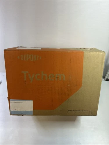 Dupont Tychem 2000 QC Coveralls XL Yellow w/ hood Qty:12 - PN: QC122BYLXL001200 - product listing photo