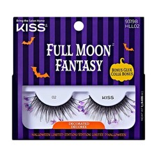 Kiss Full Moon Fantasy False Lashes, Halloween Pride Drag, Bundle Save New