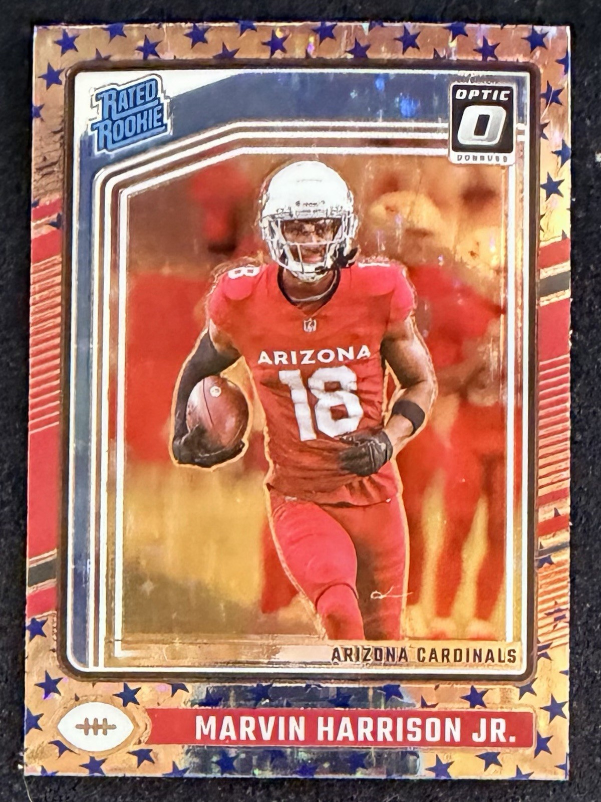2024 Donruss Optic #276 Marvin Harrison Jr. Stars Rated Rookie Cardinals