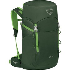 Osprey Packs Jet 28L Hydration Pack - Kids' Green Canopy, One Size