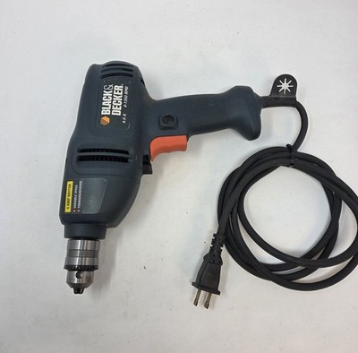 Black & Decker DR200 Corded Electric Drill 4 Amp Variable Speed Tested Working