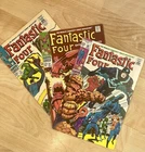 Fantastic Four Silver Age Lot #71 #81 #82 Fine Grade Vintage Kirby Marvel Comics