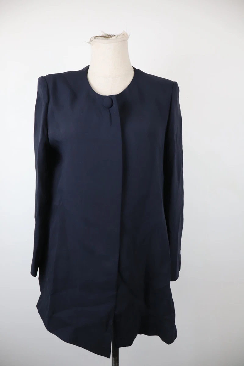Veste Blazer Luisa Spagnoli Femme Taille 44 - Vintage Casual Bleue