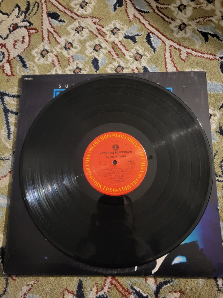 Kris Kristofferson - Surreal Thing Vinyl LP Record Album PZ 34254 EXC - Image 3 of 4