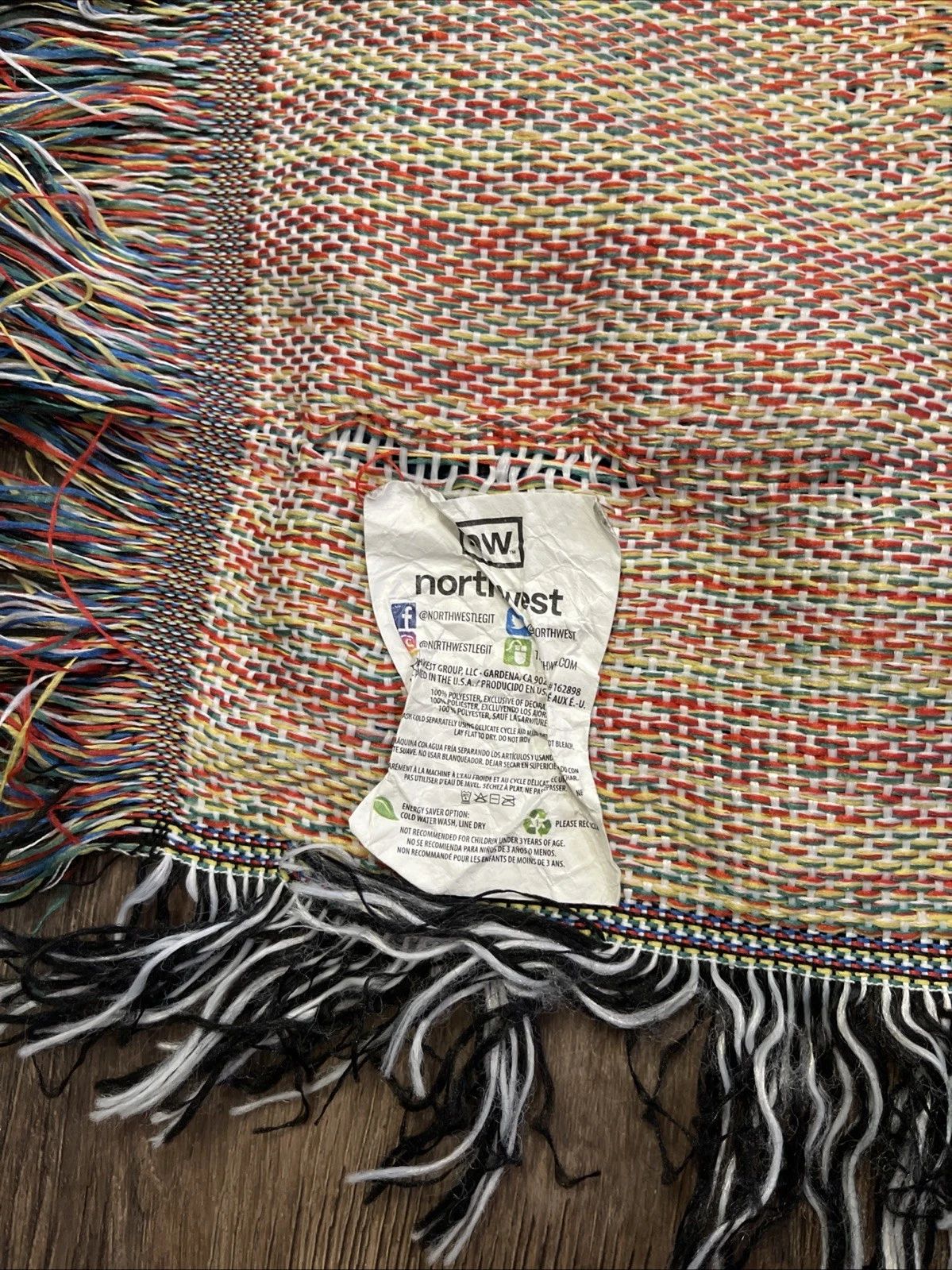 Harry Potter Ravenclaw Crest Woven Tapestry Throw Blanket, 48 X 60 Inches