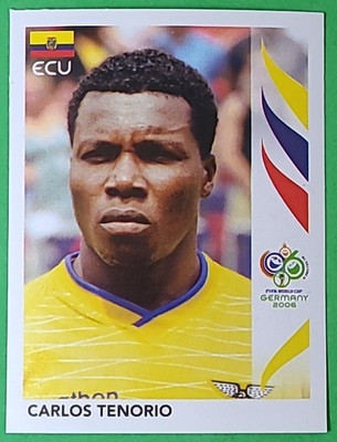 Panini Fußball WM 2006 WC 06 Germany Sticker Nr. 91 Carlos Tenorio Ecuador ECU