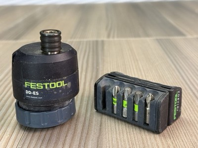 Festool Offset Fastfix Eccentric Drill Chuck DD-ES + Bits & Holder