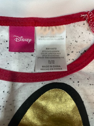 Camicia bambina Minnie Mouse Disney stile baseball XL (14/16) leggera manica lunga - Foto 2 di 4
