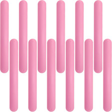 12 Pcs Silicone Rubbber Slap Bracelets Plain Slap Bracelets Wrist Soft and Safe