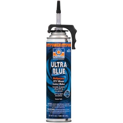 Permatex 85519, One Ultra Blue Sealant Multipurpose RTV Silicone 9.50 oz Aerosol
