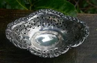 Antique Gorham Sterling Silver Open Work Footed Nut Dish - Model Number A1512