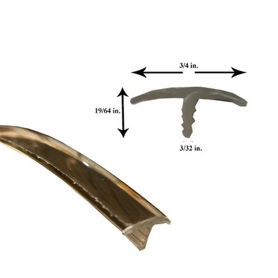 20 Foot 3/4'' Smooth Gold (Metallic) T-Molding Arcade Mame