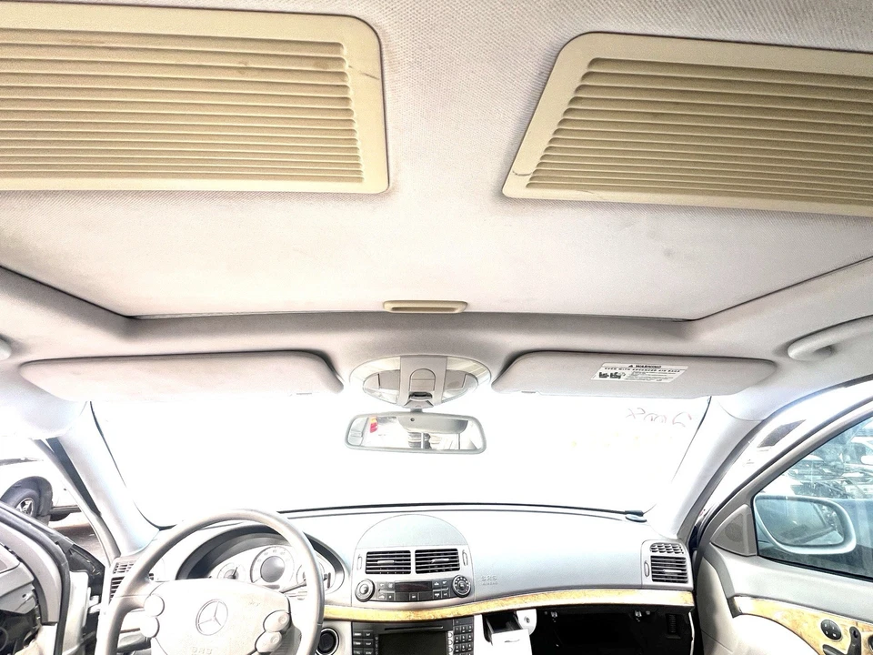 Juego de parasol 2003-2009 Mercedes E320 E350 E500 E550 E55 E63 AMG gris oscuro OEM Foto 4 de 4