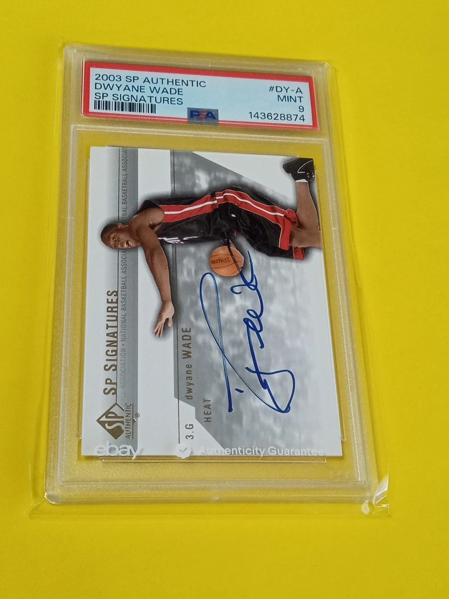 Dwyane Wade Basketball Autographed Sports Trading Cards