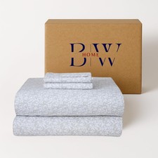 Briarwood Home  Printed Flannel Sheet Set, 100 Organic Cotton, Six-Fold