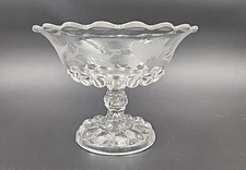 EAPG - Teardrop Row Job's Tears Open Comport -1889 Adams & Co.