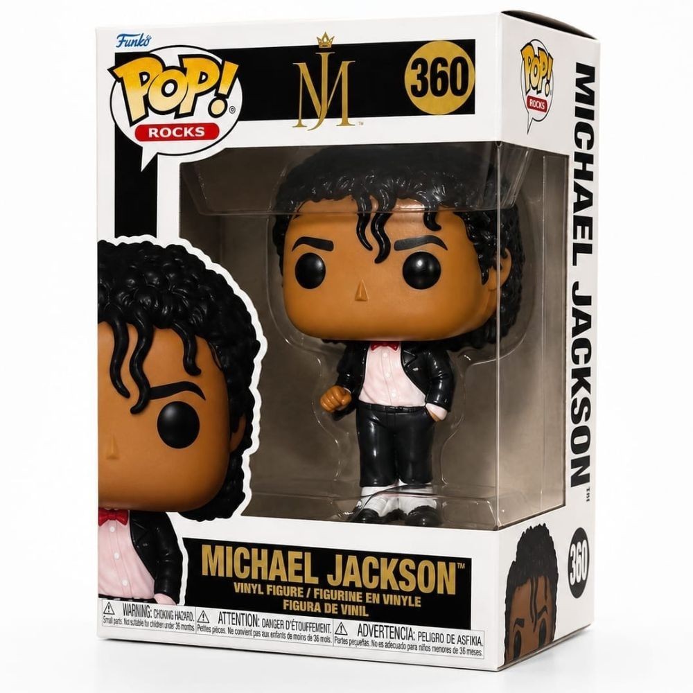 Original Funko Pop Michael Jackson Rocks #360 Vinyl Figure Collectible Toy Gift