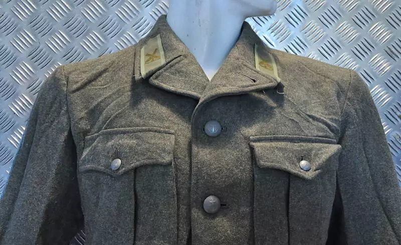 Genuine Swedish M39 Army Fitted Wool Jacket 1940's WWII - Size 96cms Chest
