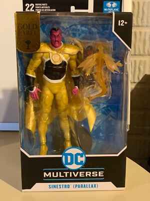 Sinestro Parallax McFarlane DC Multiverse Gold Label Green Lantern