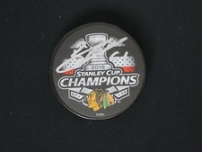 BRAD RICHARDS SIGNED 2015 STANLEY CUP CHAMPIONS CHICAGO  BLACKHAWKS PUCK