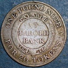 England Nantwich Token One Shilling 1811