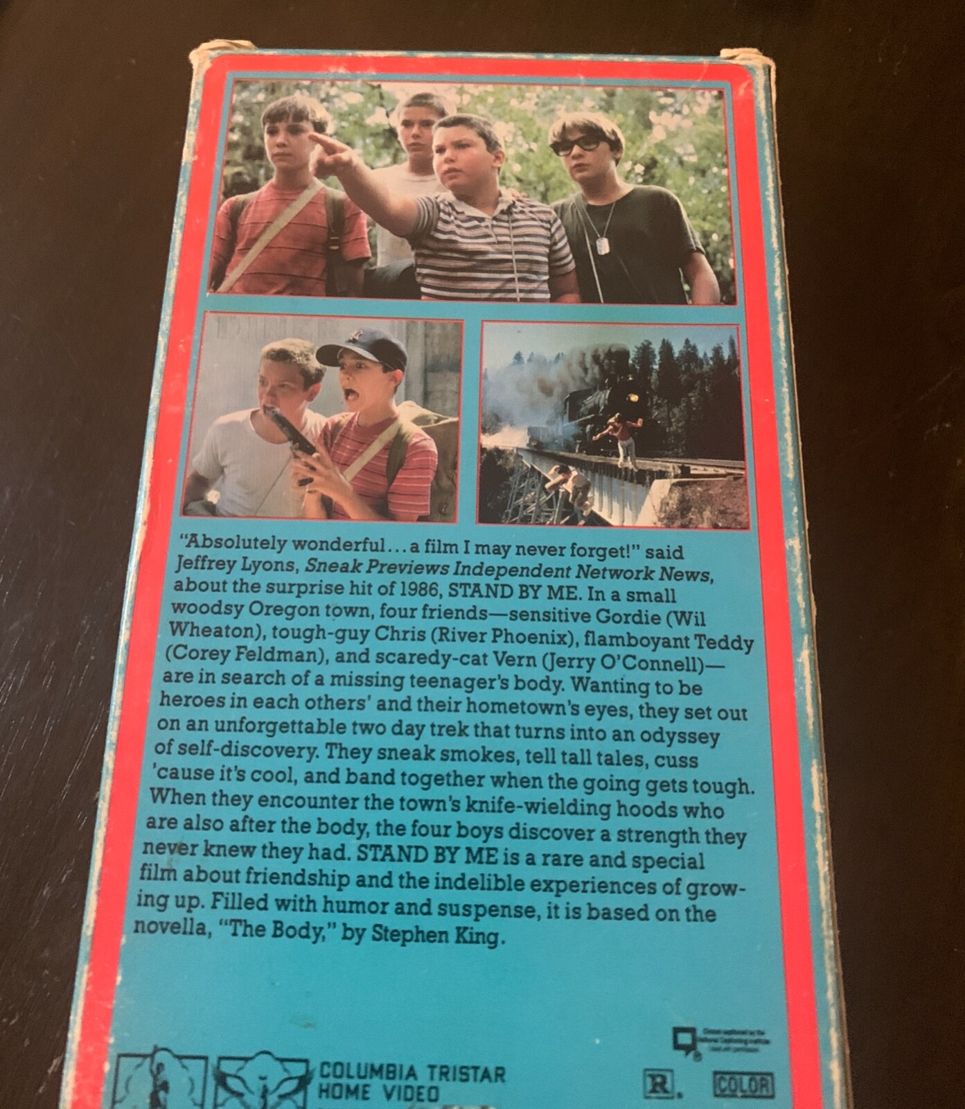 STAND BY ME VHS COREY FELDMAN RIVER PHOENIX STEPHEN KING 1st VHS