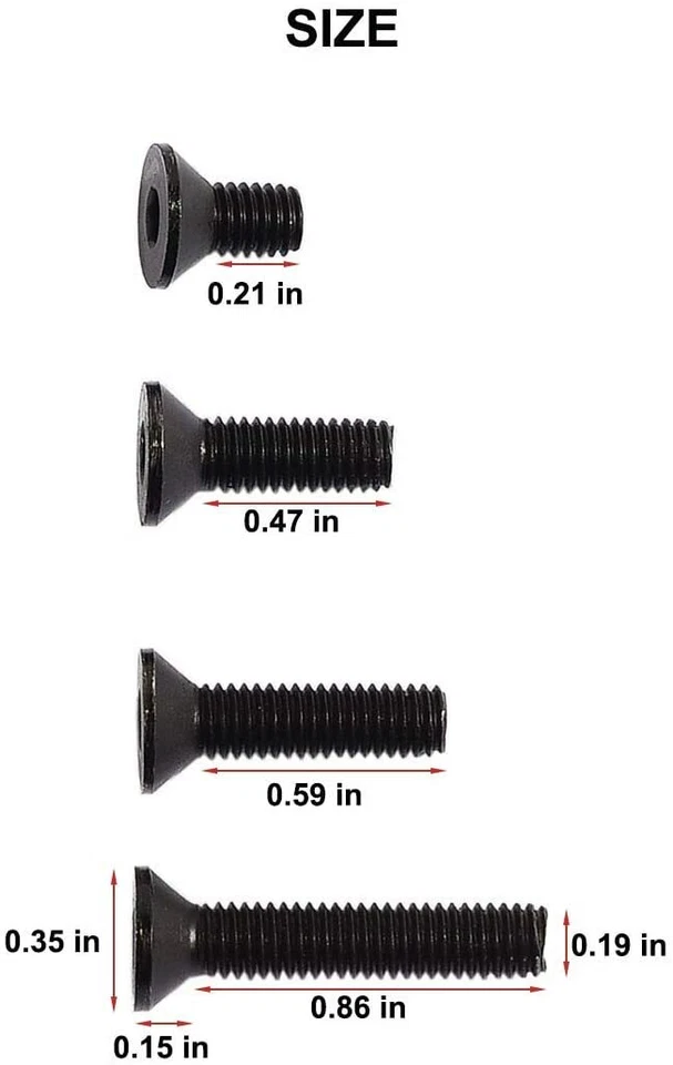 QD 1.25Inch Swivels Mount Quick Detach Loop Base Kit with 4 Screws+1nut +1Wrench - Image 4 of 4