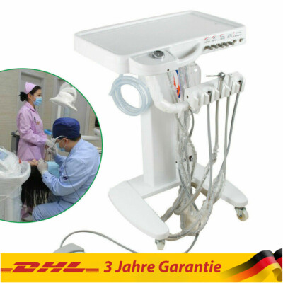 4loch Portable Dental Mobile Self Delivery Cart Unit Einheit tragbarer Rollwagen