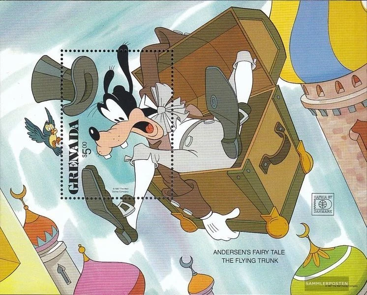grenade Bloc 196 (complète edition) neuf avec gomme originale 1987 walt-disney-p - Photo 1/1