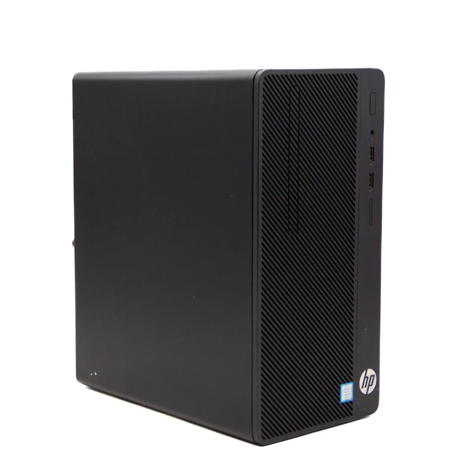 HP 290 G1 MT Intel Core i3-7100 4GB RAM 240GB SSD Windows 10 Pro Desktop PC - Image 2 of 4