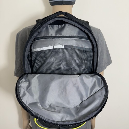 The North Face Jester Backpack School Bag TNF Black / Sulphur Spring Green - Picture 6 of 12