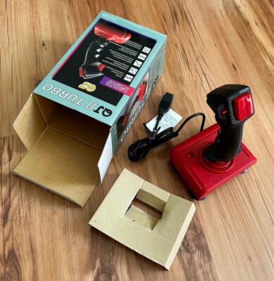 QJII TURBO Joystick   OVP / BOXED   Amiga, C64, Atari *neuwertig*
