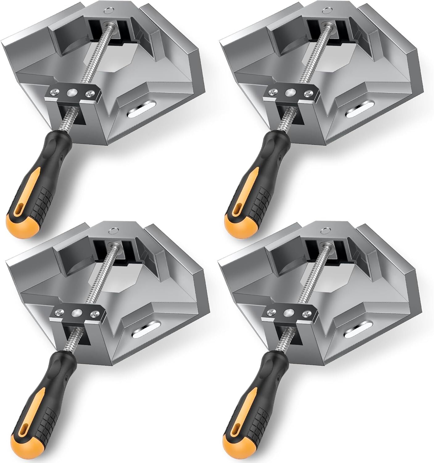4 Pack Right Angle Clamp Aluminum Alloy 90 Degree Corner Clamp Woodworking Tool