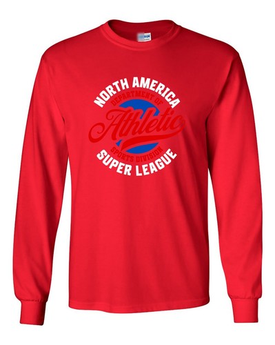 Men's America Super Sports Team Full Sleeve Shirt USA Athletic New Gift Uniesx - Picture 7 of 8