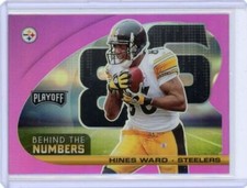 2021 Panini Prizm Behind the Numbers Pink Prizm #BTN-HWA Hines Ward Steelers