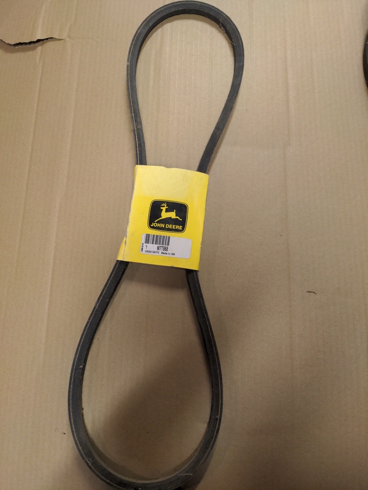John Deere M77988 Primary Deck Drive Belt for 38" Deck eBay
