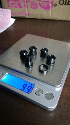 J&L Chain Ring Bolts/Screws fit Campagnolo Power Torque Centaur,Athena,Veloce - Picture 4 of 6