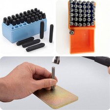 3mm/6mm Number Letter Heart Stamping Tool Capital Letter Stamps Punch Set Steel