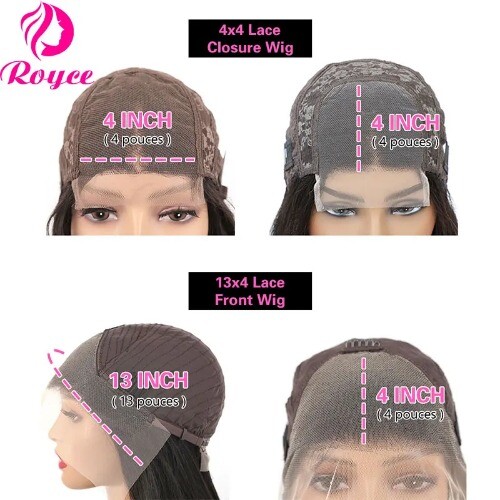 Pelucas de cabello humano bob corto rizado rizado 13x4 peluca frontal de encaje Remy cierre 4x4 - Imagen 17 de 24