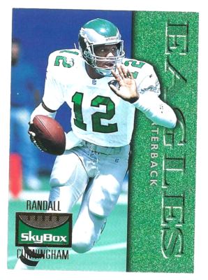 1995 SkyBox Premium Football Card #99 Randall Cunningham