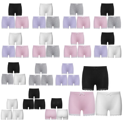 Kinder Mädchen Unterwäsche Ballet Shorts Schwimmtruhe 3Pcs/Set Casual Boyshorts