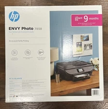 HP Envy Photo 7858 All-in-one Inkjet Printer with power cable - 49