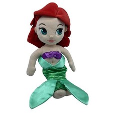 The Disney Store Convertible Little Mermaid Ariel Soft Doll Stuffed Plush Toy